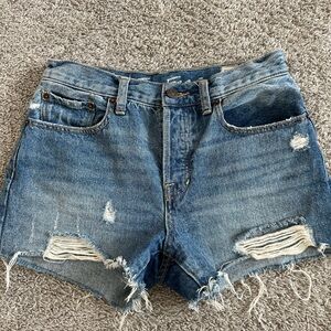 FREE PEOPLE Jean denim shorts size 26